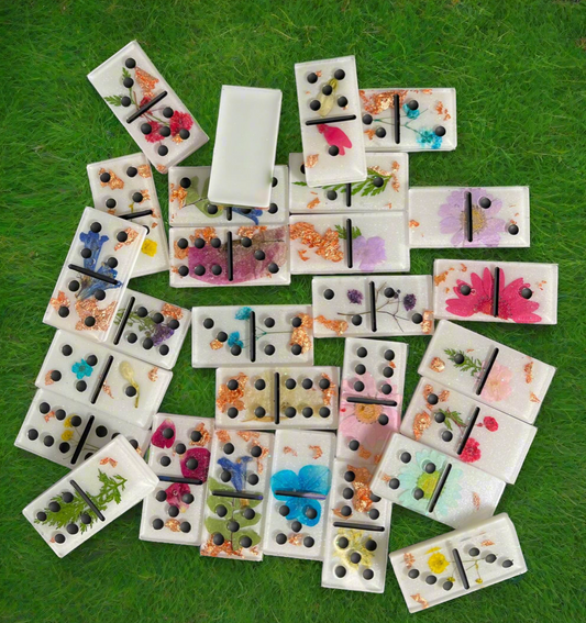 Dried Flower Dominoes Set