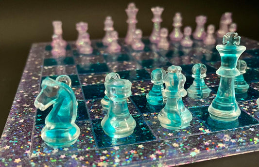 Glitter Chess set