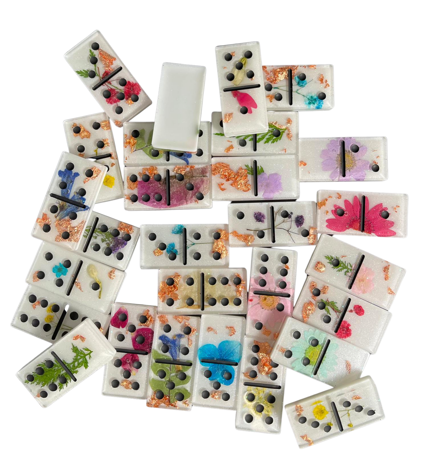 Dried Flower Dominoes Set