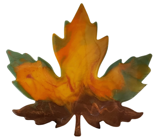 Fall leave painting