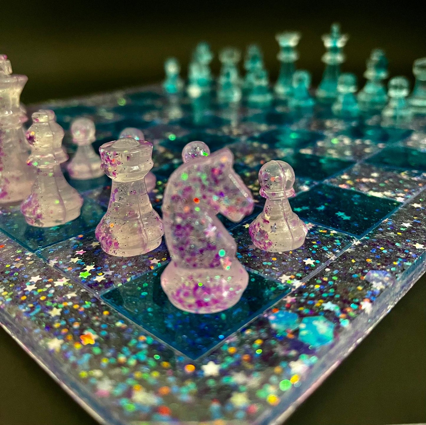 Glitter Chess set